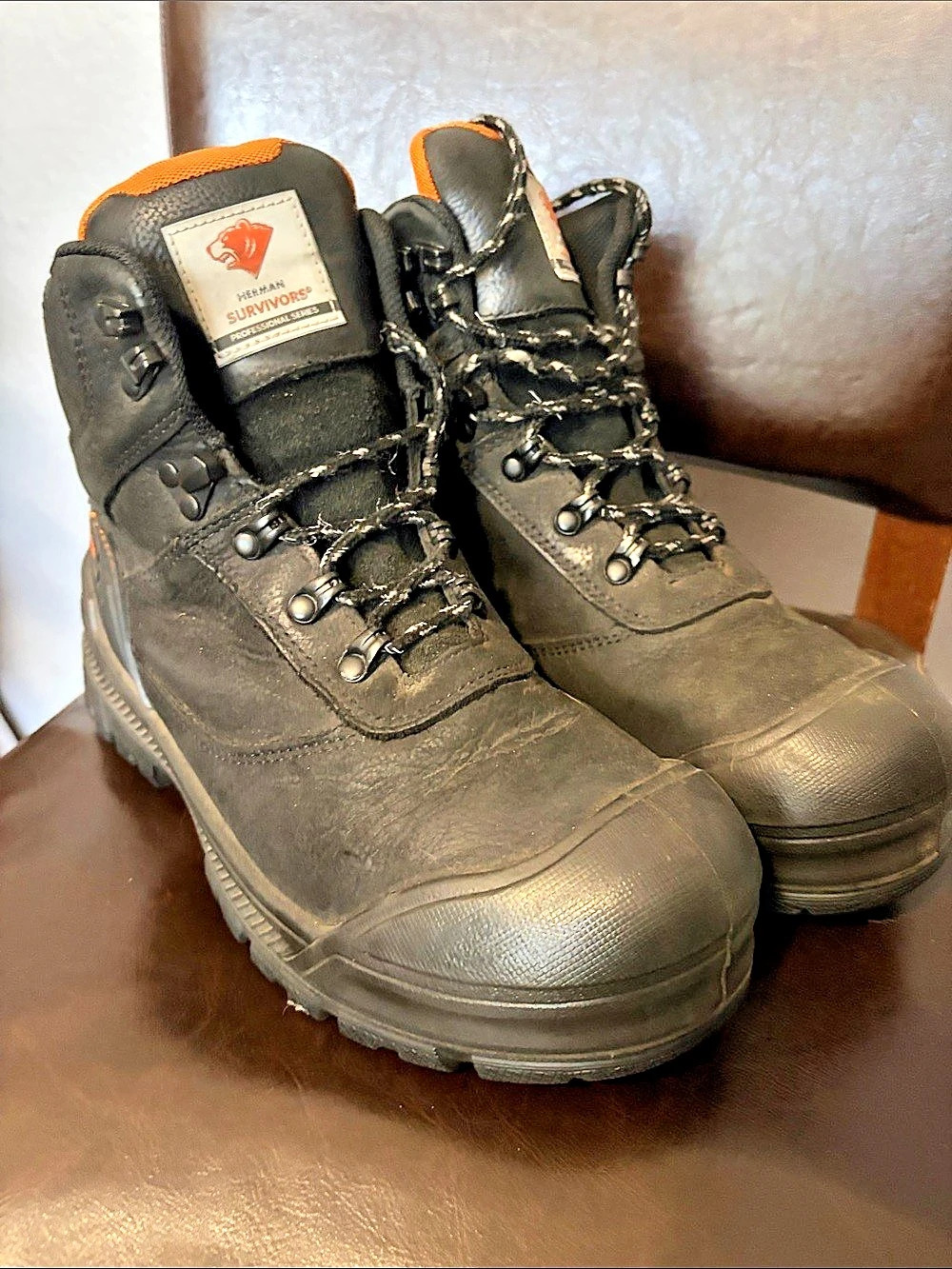 SURVIVORS Black Work Boots